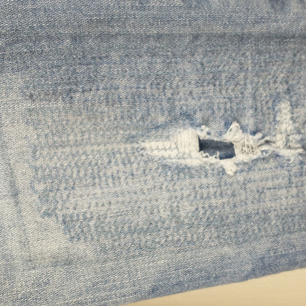 American Eagle Distressed Patch Jegging Medium Wa… - image 6